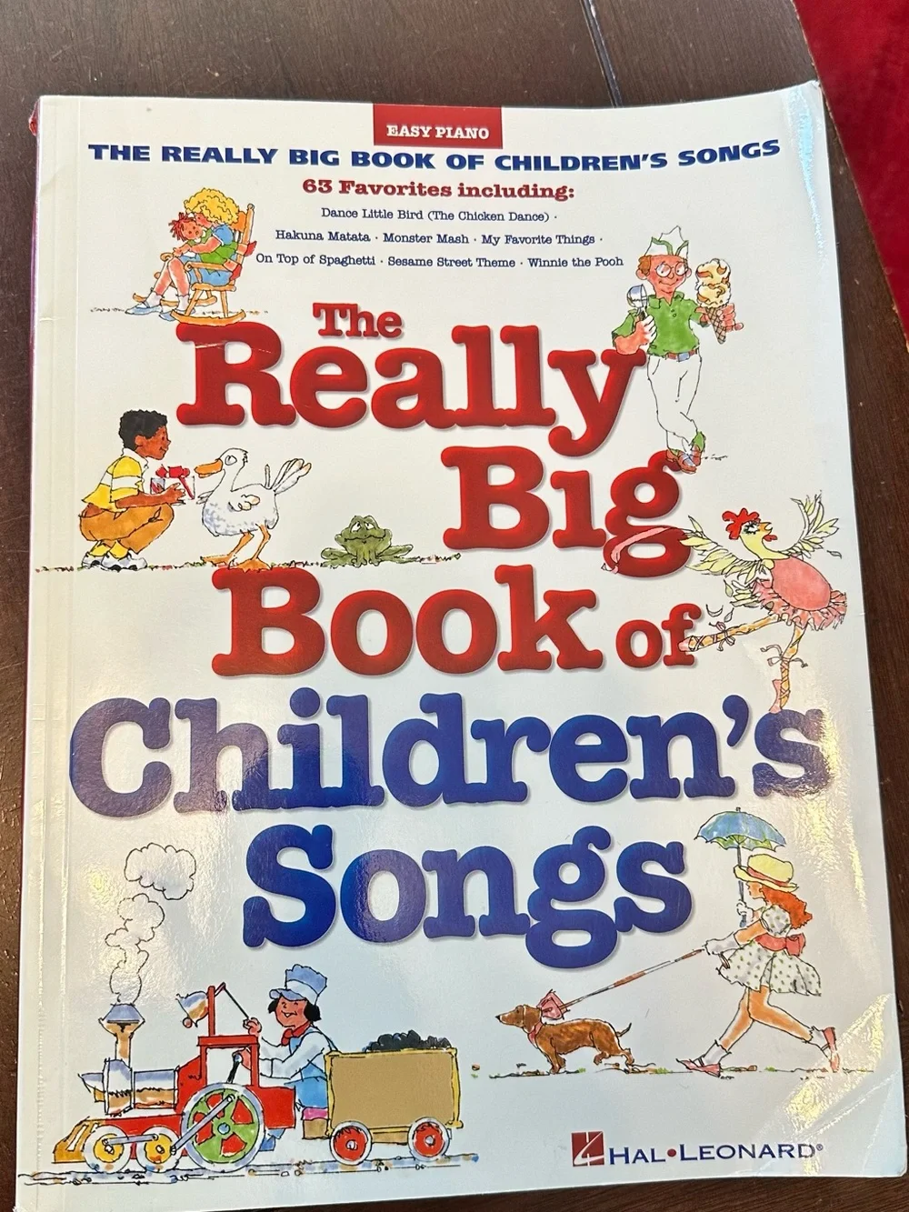 The Really Big Book of Children's Songs - White/Cream Cover